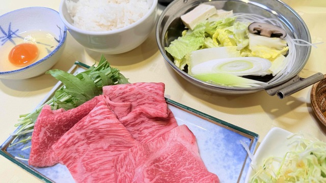 すき焼き（栃木和牛【匠】・那須御用卵 使用）